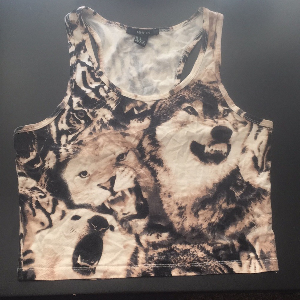 Animal crop top
